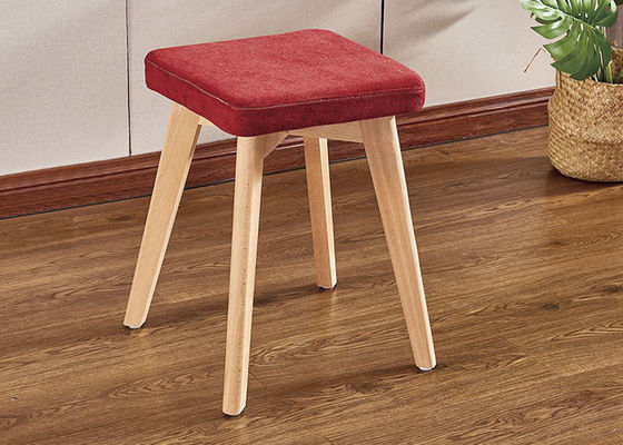 Structure forte de chaise de habillage de chambre à coucher de jambe de hêtre aucune odeur
